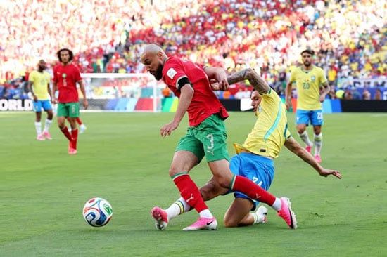 مباراة المغرب والبرازيل