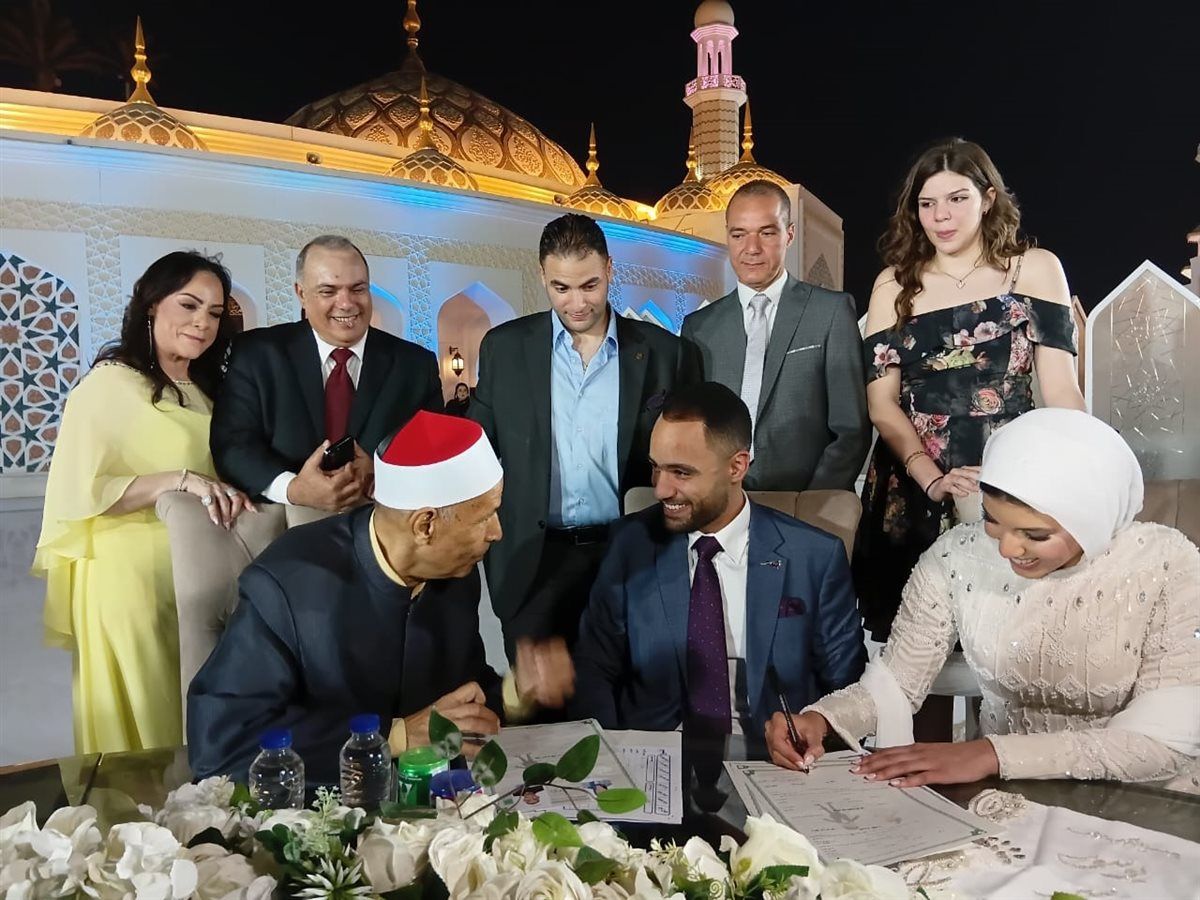 اللواء تامر الشهاوي يحتفل بعقد قران نجله يوسف