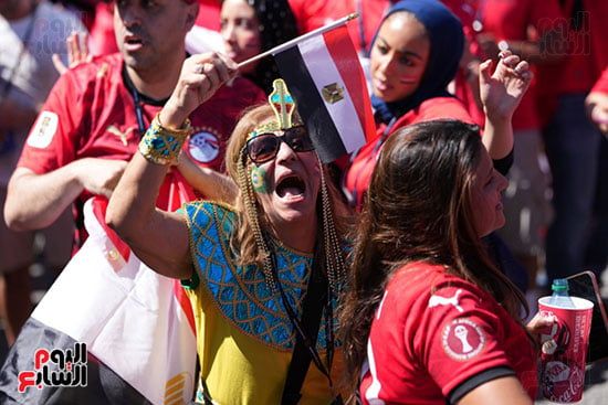 الزى الفرعونى قبل مباراة نيوزلاندا