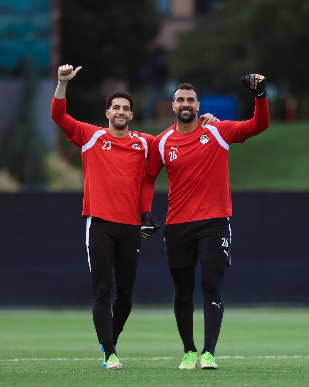 مصطفى شوبير ومحمد علاء مصطفى شوبير ومحمد علاء