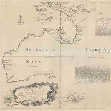 خريطة قديمة باسم Terra Australis