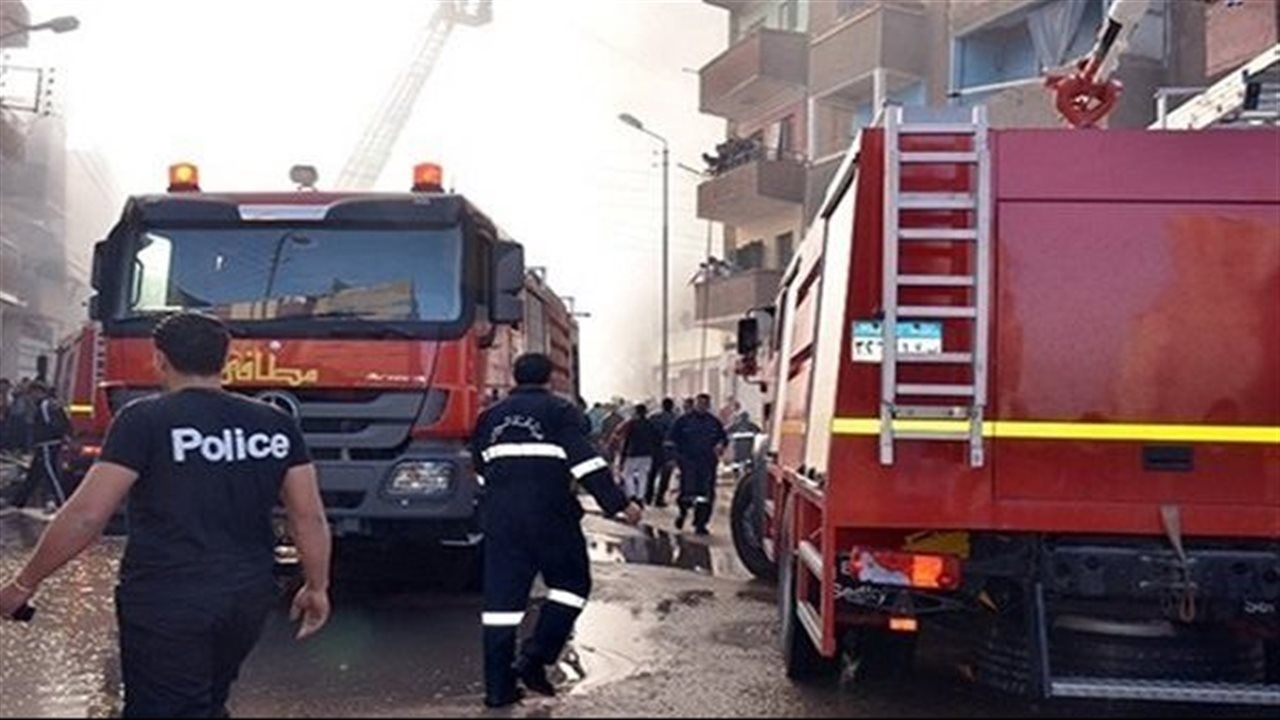 السيطرة على حريق هائل بمصنع كتان بالغربية