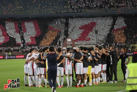 لاعبو-الزمالك-يستعدون-لبدا-المباراة