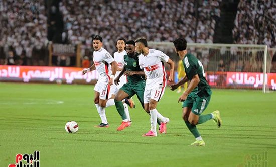 لاعبو الزمالك والاتحاد السكندرى
