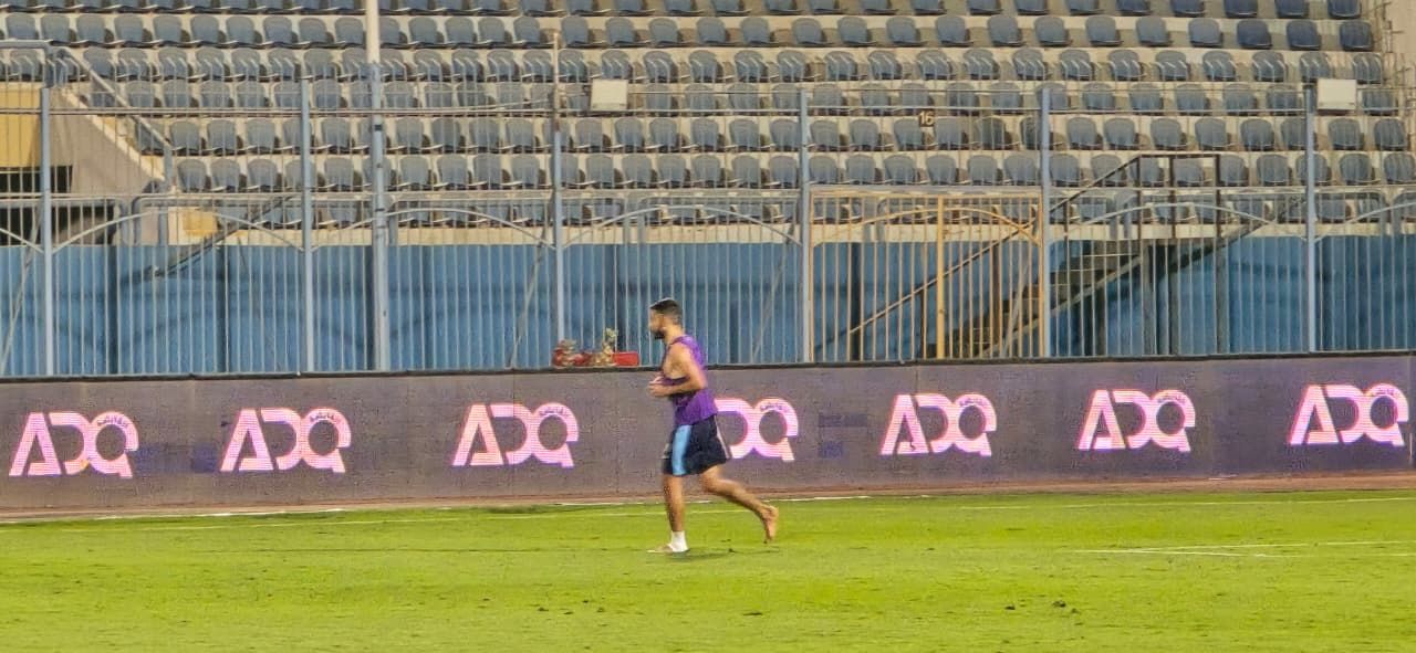 ناصر ماهر يخوض تدريبات منفردة بعد فوز بيراميدز على أبو قير