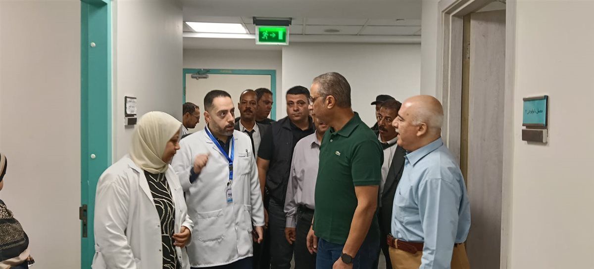 محافظ الجيزة يتفقد مستشفى بولاق الدكرور النموذجي لمتابعة انتظام العمل وجودة الخدمات الطبية<br alt=