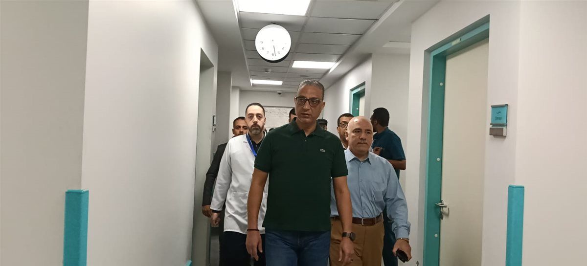 محافظ الجيزة يتفقد مستشفى بولاق الدكرور النموذجي لمتابعة انتظام العمل وجودة الخدمات الطبية<br alt=