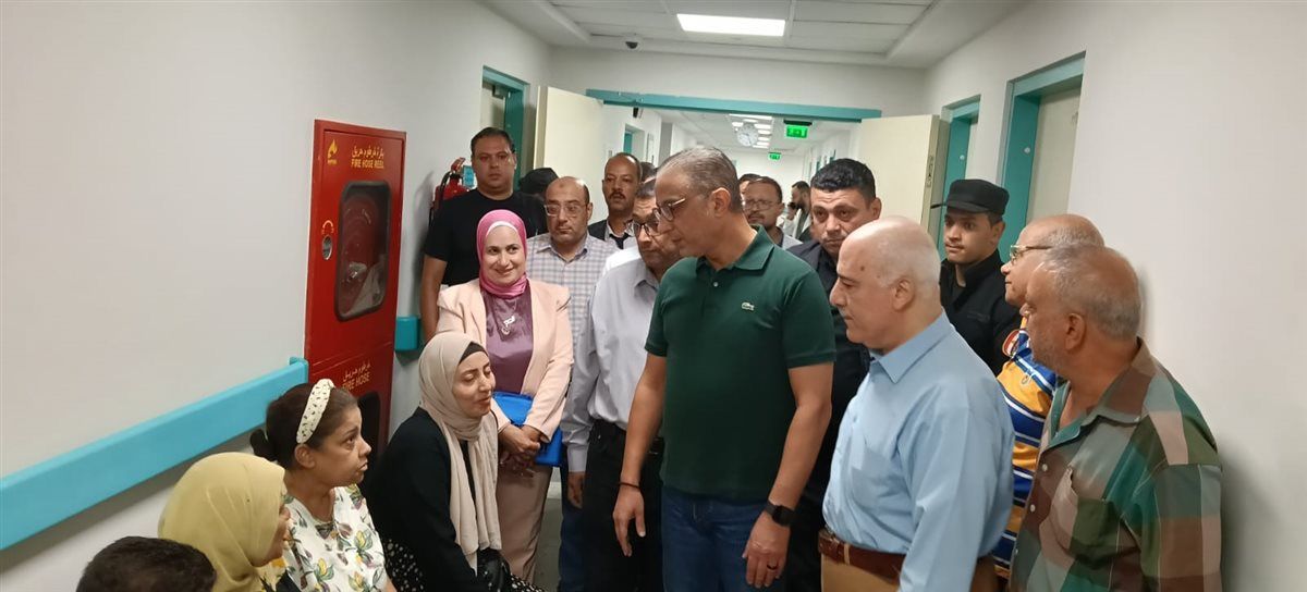 محافظ الجيزة يتفقد مستشفى بولاق الدكرور النموذجي لمتابعة انتظام العمل وجودة الخدمات الطبية<br alt=