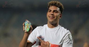 سبب احتفال محمد السيد بـ«شنكار عواد» بعد هدفه فى السويس بتروجت