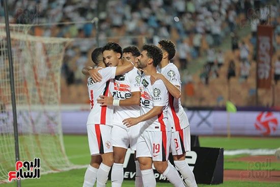 فرحة لاعبي الزمالك