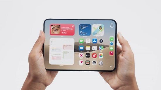 أبل تكشف iPhone Duo القابل للطي بشاشتين وتصميم جديد (15)