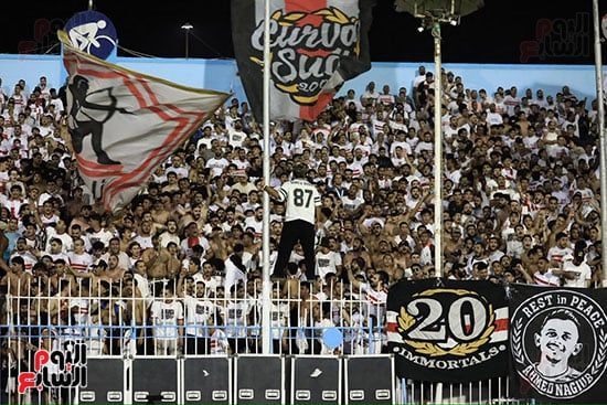 جماهير الزمالك في استاد المحلة (3)