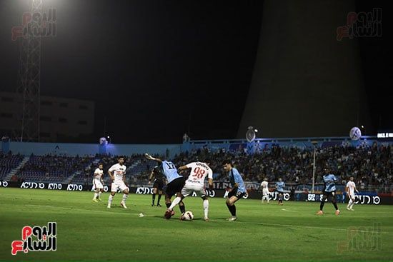 تعادل الزمالك والمحلة بالشوط الاول (1)