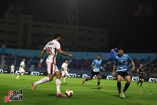 مباراة الزمالك والمحلة في استاد غزل المحلة (2)