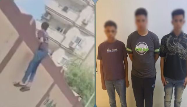 ضبط 3 طلاب بعد تعلق أحدهم بسور مدرسة بنات بالسويس ومضايقة الطالبات