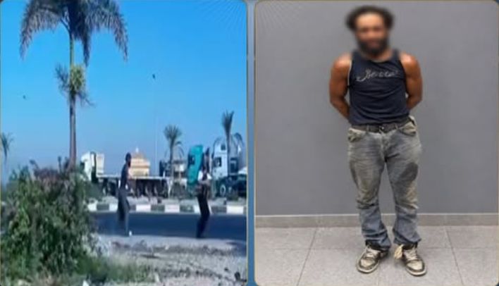 ضبط مهتز نفسيًا يطارد فرد شرطة بالإسماعيلية