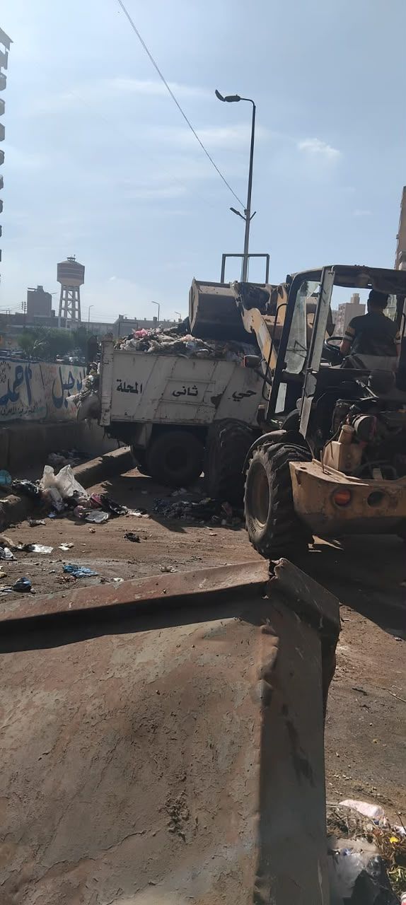 تكثيف أعمال رفع بؤر المخلفات والتراكمات بالغربية، فيتو