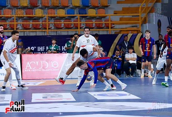 الشوط الثاني الزمالك وبرشلونه (2)