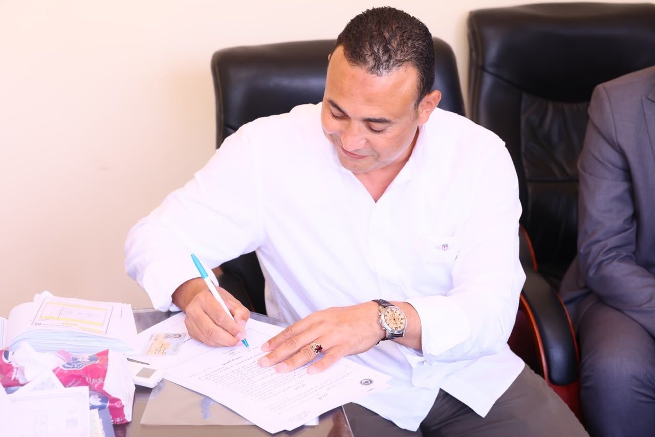 محمد أبوعوض يتقدم بأوراق ترشحه لعضوية مجلس إدارة نادي الترسانة (4)
