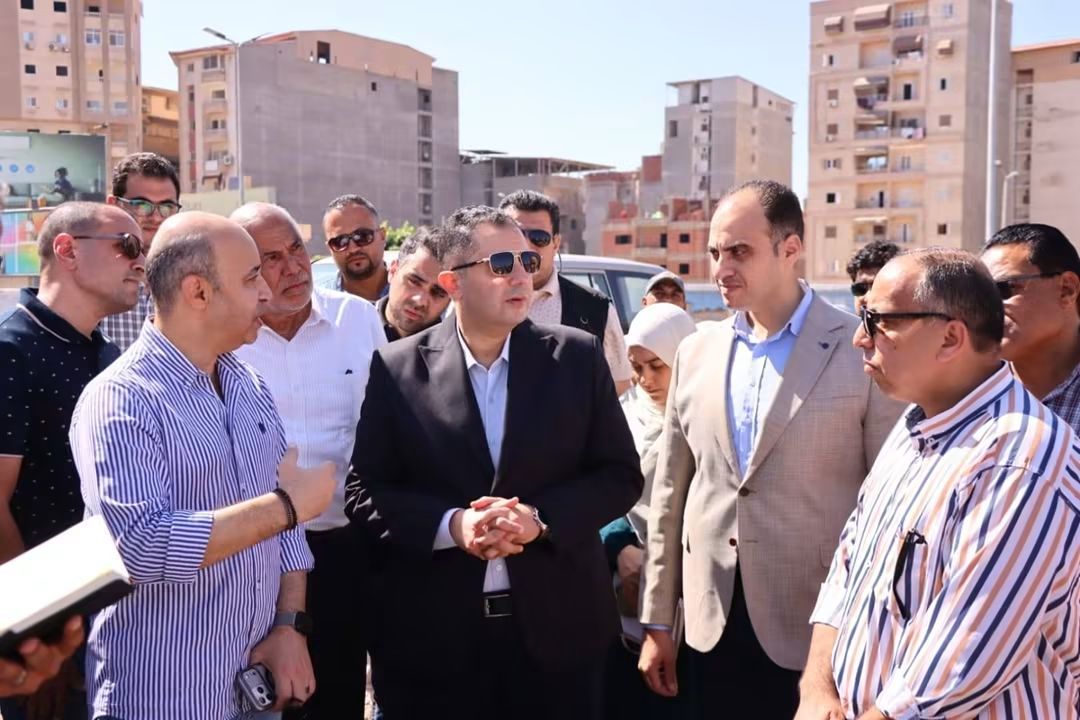 محافظ دمياط يتفقد مشروع تطوير كورنيش النيل 