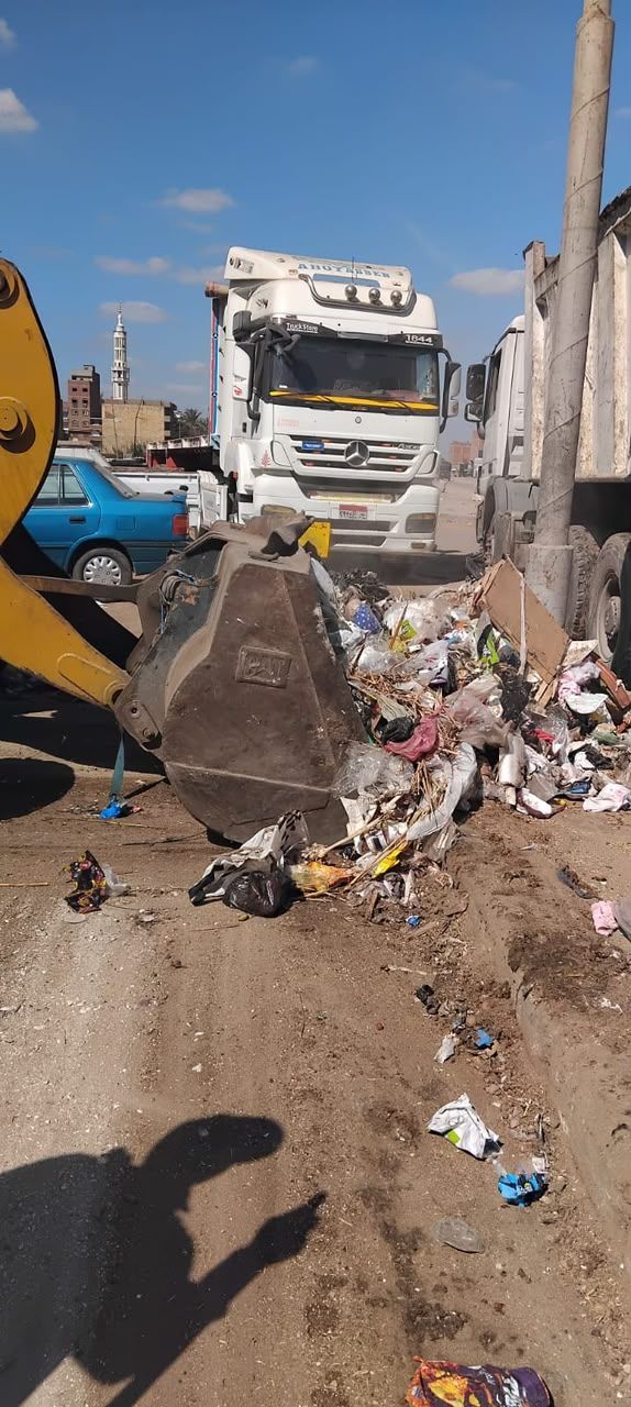 تكثيف أعمال رفع بؤر المخلفات والتراكمات بالغربية، فيتو