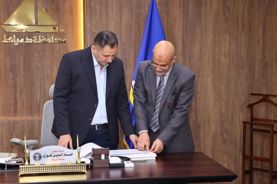 محافظ دمياط يعلن الانتهاء من مشروع دليل املاك الدولة بمركز الزرقا