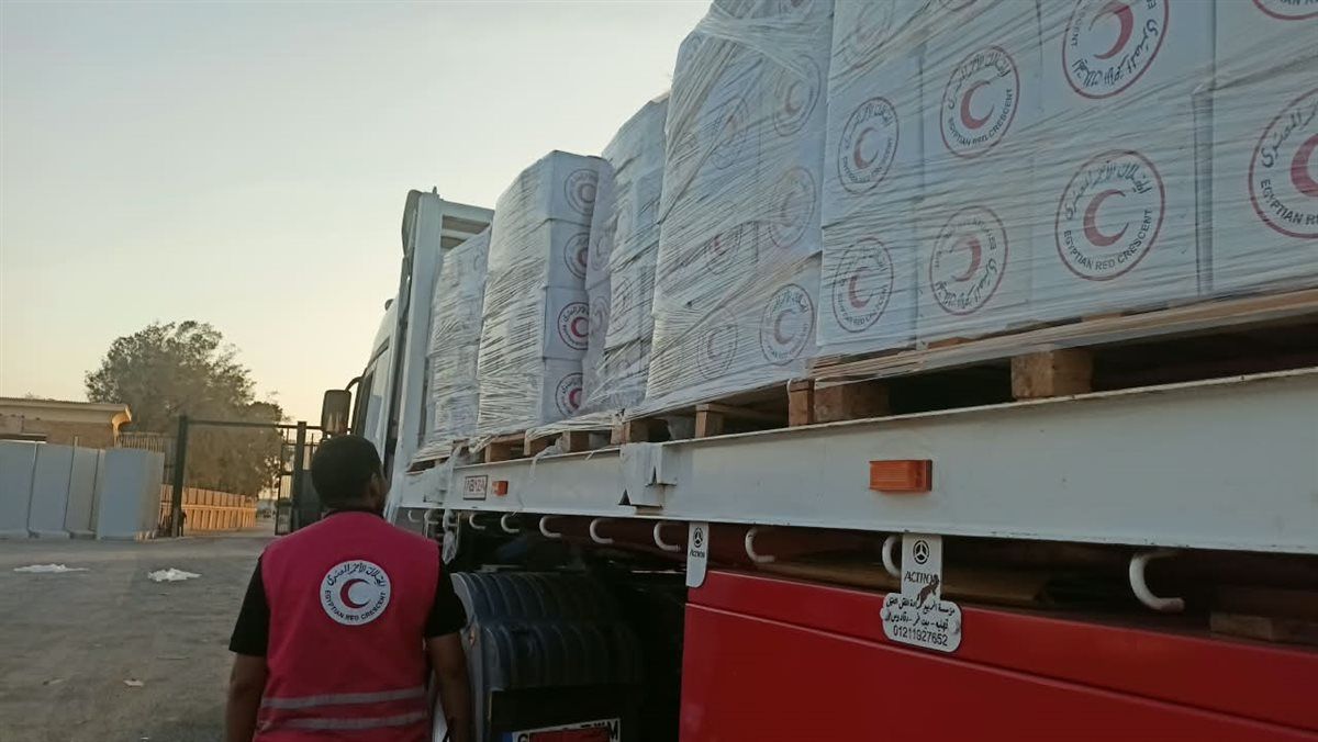 3,009 أطنان من المساعدات الإنسانية إلى قطاع غزة، فيتو