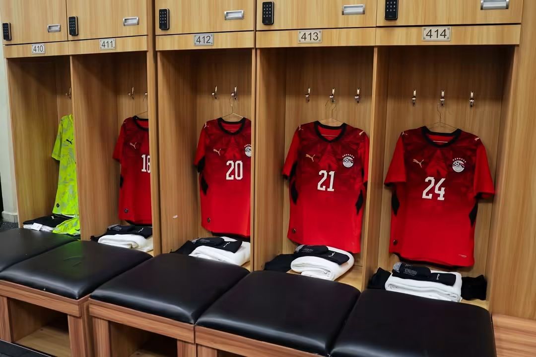 شاهد غرفة منتخب مصر قبل مواجهة جنوب السودان بتصفيات أمم أفريقيا (صور)