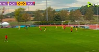 منتخب الناشئين يتعادل مع كولومبيا 1-1 فى الشوط الأول.. فيديو