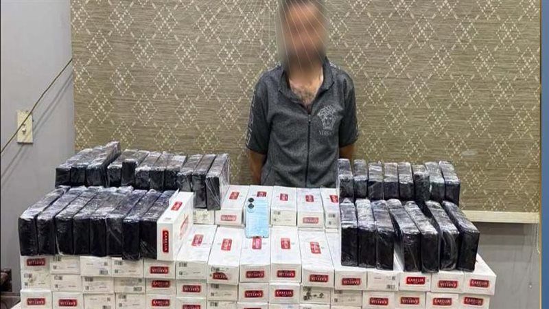 ضبط 2000 عبوة سجائر مهربة ومجهولة المصدر في القاهرة