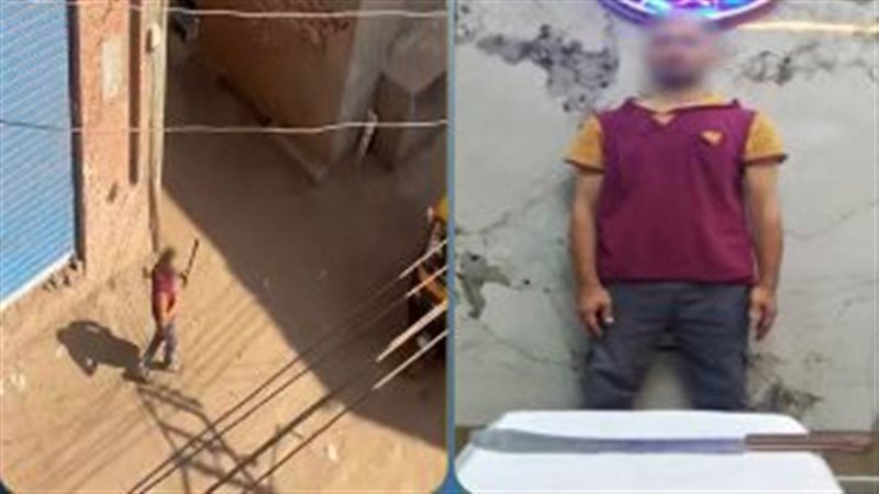 خلافات الميراث تقود لضبط شخص ظهر في فيديو بسلاح أبيض بالمنوفية