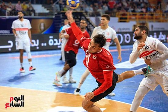 فوز فريق الأهلى لكرة اليد علي نظيره الزمالك (7)