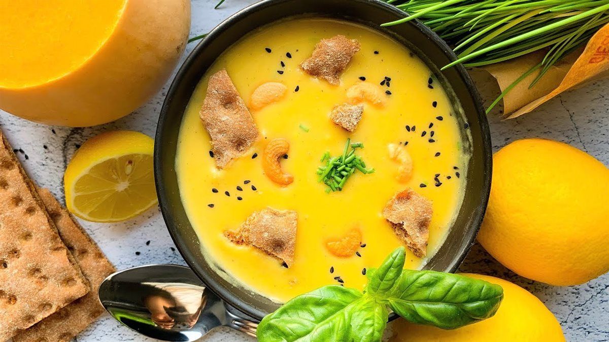 شوربة الدجاج والقرع