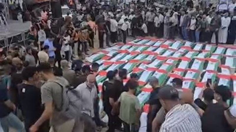 حماس تشيع جثامين 105 شهداء انتشلت رفاتهم من مربع التاج بغزة (فيديو)