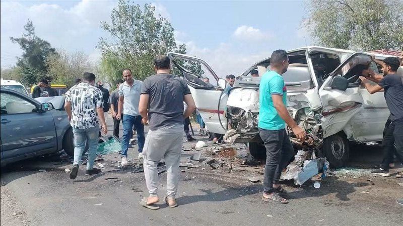 رحلة على طريق غارب الزعفرانة تنتهي بمصرع شخص وإصابة 12 آخرين