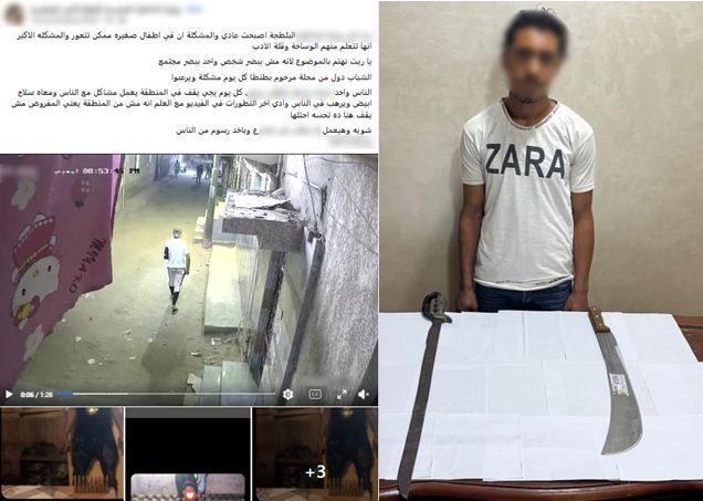 الذكاء الاصطناعي يكشف مفاجأة في واقعة بلطجة بالغربية.. ضبط المتهم وبحوزته سلاحان أبيضان