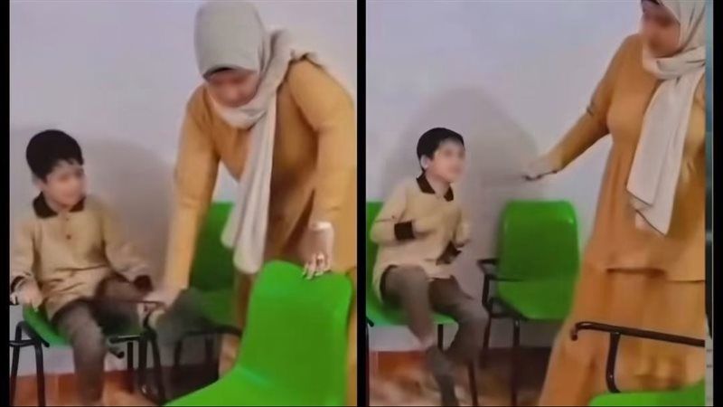 غضب أولياء الأمور بسبب فيديو ضرب معلمة لطفل، وأول تحرك من التعليم