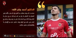 طبيب الأهلي يكشف أسباب خروج محمد شريف من مباراة إيجل نوار فى دوري الأبطال