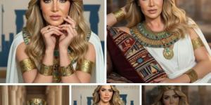 لقاء سويدان بالزي الفرعوني احتفالًا بافتتاح المتحف المصري الكبير