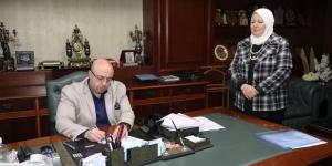 محافظ بني سويف يعتمد مواعيد امتحانات الترم الأول لصفوف النقل والشهادة الإعدادية