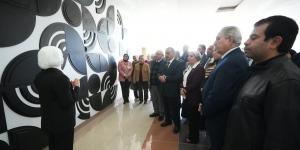محافظ أسيوط يفتتح معرض "الشفرة" بجامعة بدر