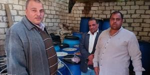 ضبط 5 أطنان مخلل مجهول المصدر بحوش عيسى