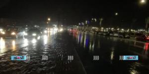 أمطار متوسطة تضرب السويس قبيل منتصف الليل