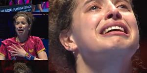 بالصور.. هنا جودة تبكي بعد خسارة ربع نهائي كأس العالم لتنس الطاولة