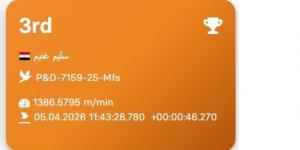 سليم غنيم يتصدر المراكز الأولى فى سباقات الزاجل العالمية للعام الثالث