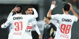 الزمالك يتقدم على المصرى 2 - 1 فى الشوط الأول
