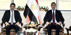 وزير الرياضة يستقبل نظيره المغربي لبحث تعزيز التعاون المشترك