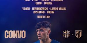 يامال وليفا على رأس قائمة برشلونة لمواجهة أتلتيكو فى القمة الأوروبية