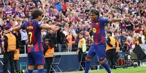 برشلونة يتقدم على إسبانيول بثنائية نظيفة في الشوط الأول