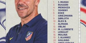 أتلتيكو مدريد ضد برشلونة.. أوبلاك يعود لقائمة الروخي بلانكوس بدورى الأبطال